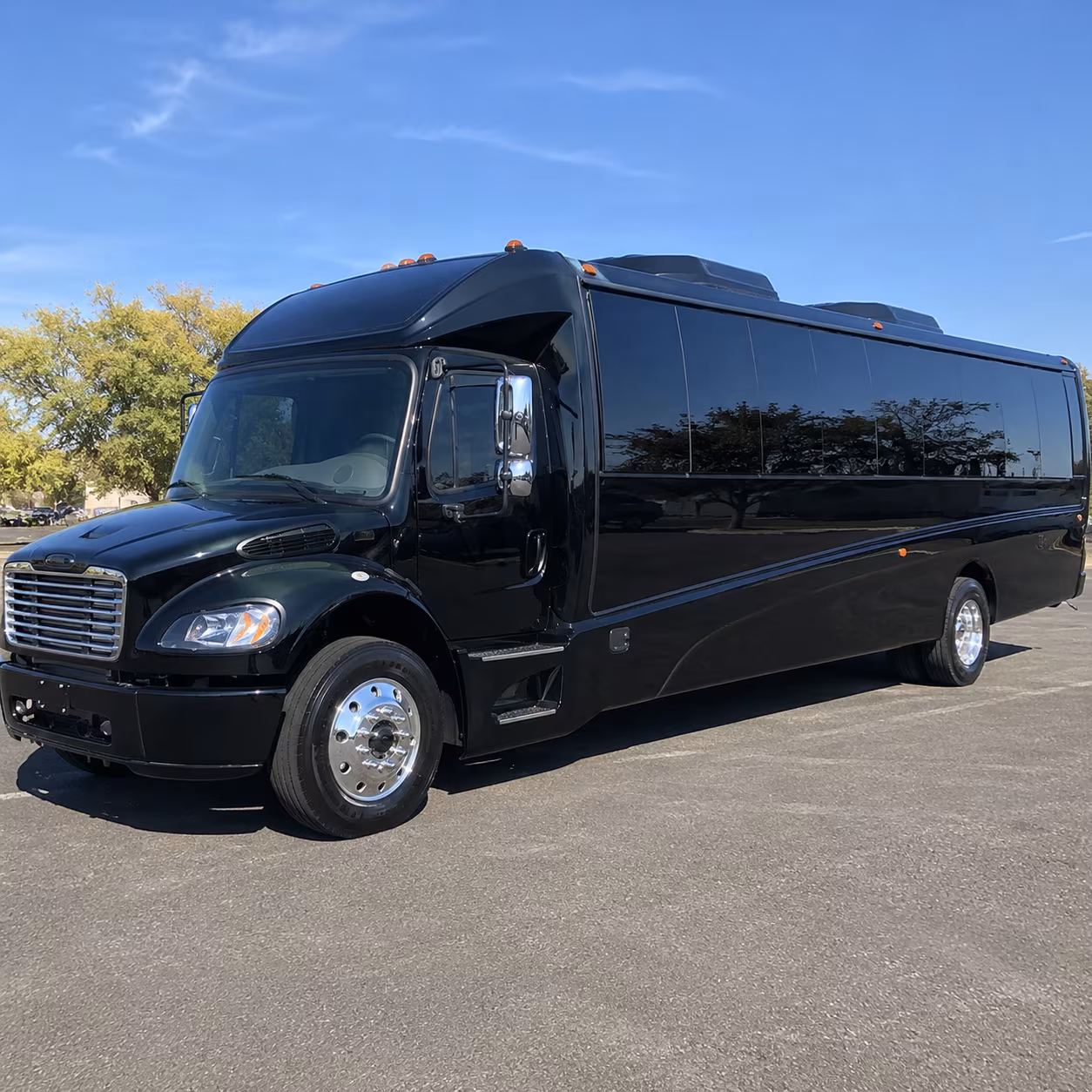 Billings billings airport transportation party bus exterior