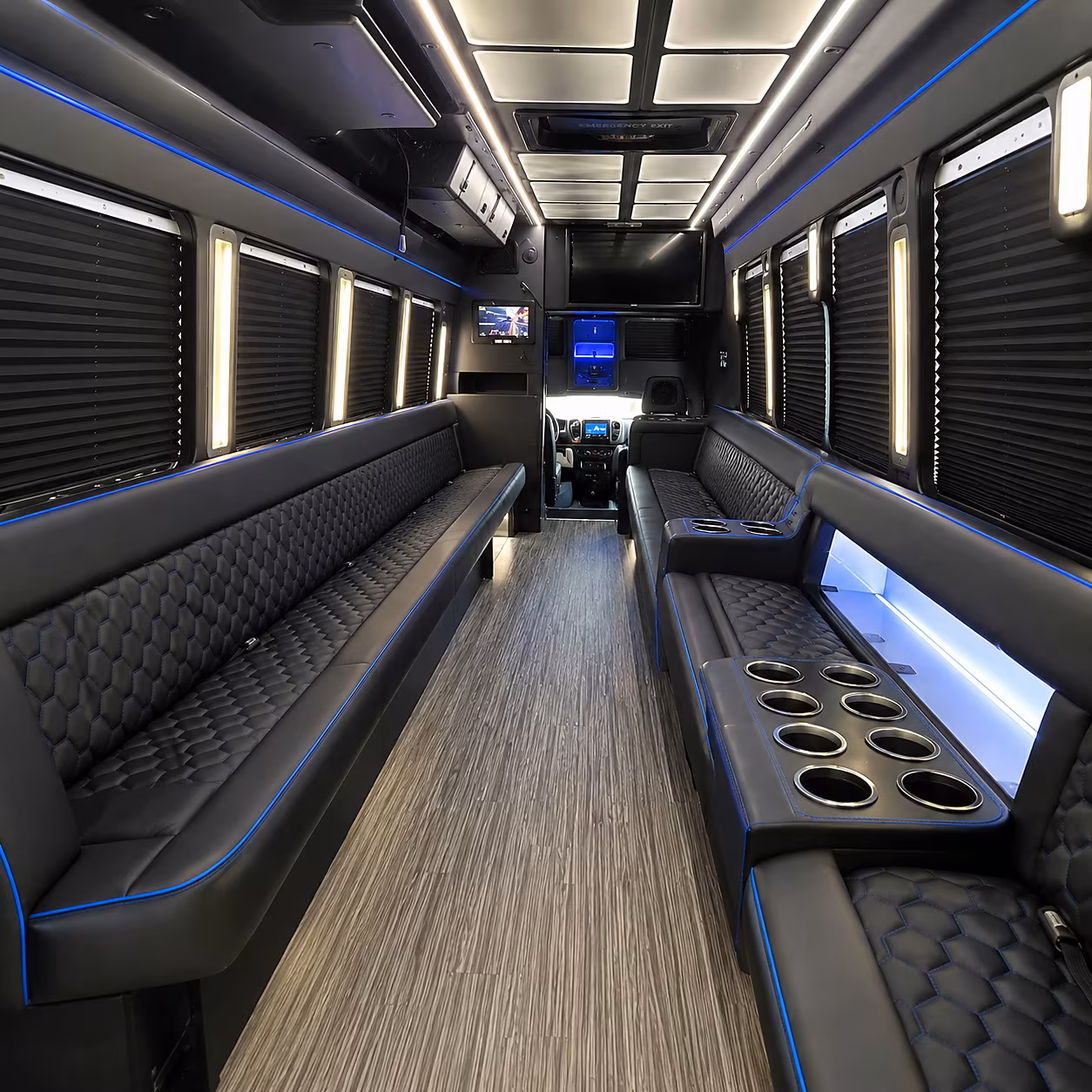 Billings billings winery tour pub crawl party bus rental party bus interior