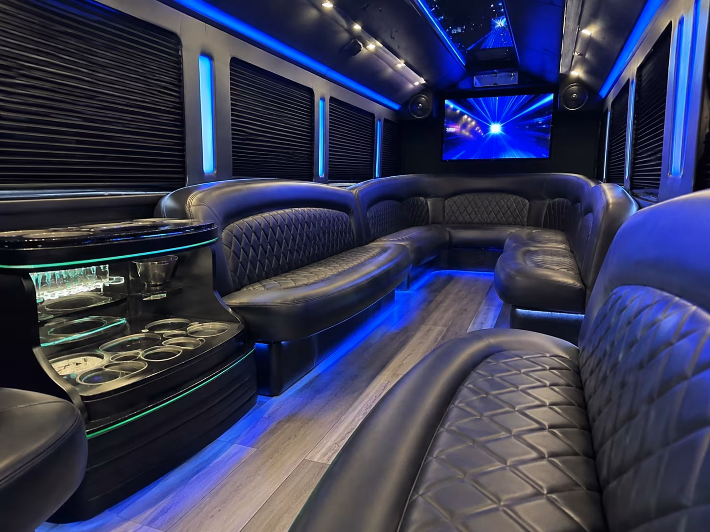 Billings Private Event Transportation onboard seating