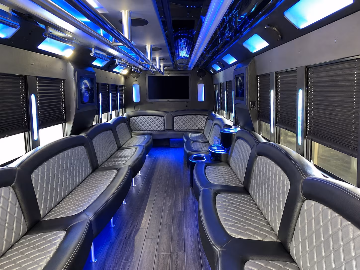 Minibus interior
