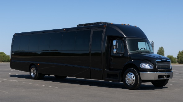 Exterior of Charter Bus Company Greeley's 25 Passenger Party Bus in Greeley
