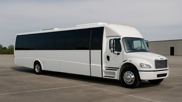 Exterior of Charter Bus Company Casper's 30 Passenger Party Bus in Casper