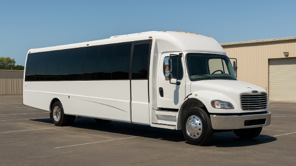 Exterior of Charter Bus Company Lakewood's 30 Passenger Party Bus in Lakewood