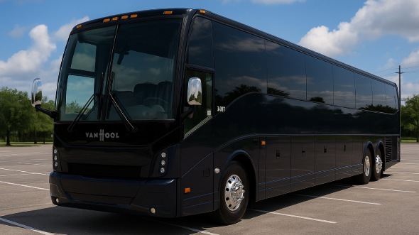 Exterior of Charter Bus Company Billings's 40 Passenger Charter Bus in Billings