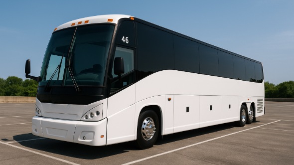 Exterior of Charter Bus Company Fort Collins's 40 Passenger Party Bus in Fort Collins