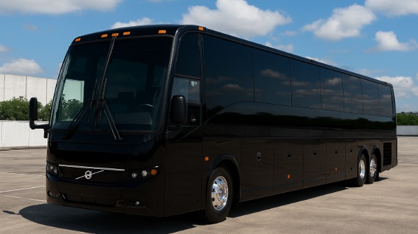 Exterior of Charter Bus Company Billings's 48 Passenger Charter Bus in Billings